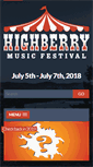 Mobile Screenshot of highberryfestival.com